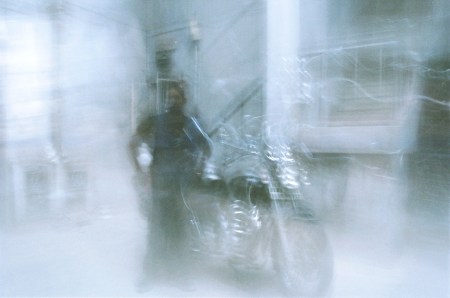 the photo at the end of the ride. taken by a neighbour with unnaturally shaky hands. :-)