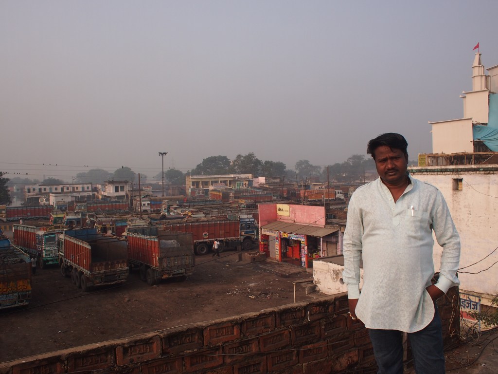 parmeshwar patil,  commission agent at the mandi. business is down. big traders extend credit. we cannot. a similar narrative as what one hears in farm mandis.